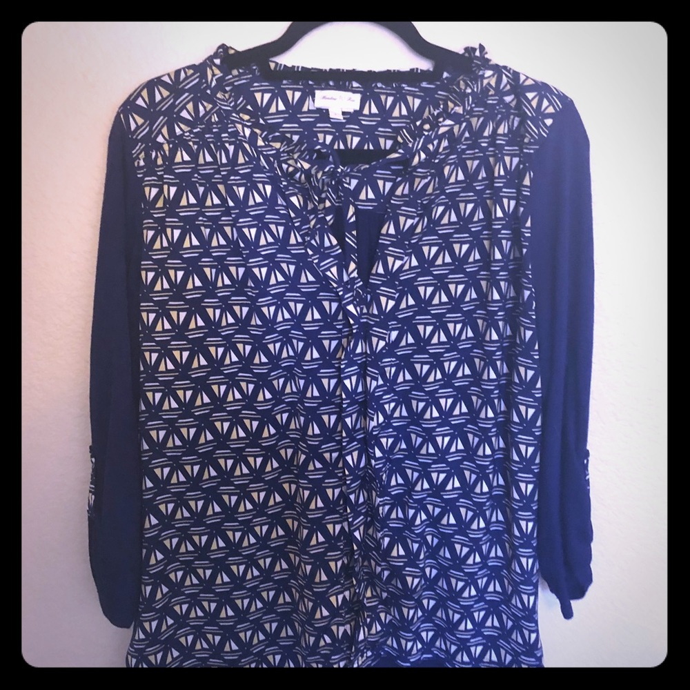 Meadow Rue Blouse EUC size large Anthropologie